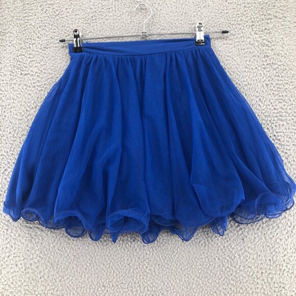 Jodi Kristopher Dress Womens 1 Jrs Blue Gold Lace Dance 2 Piece Sparkle Cocktail - Picture 9 of 16